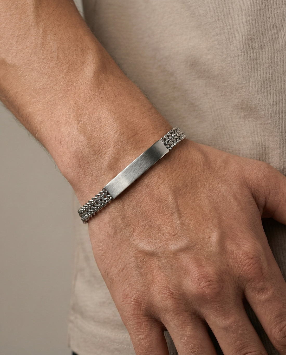 Titan Edge Dual-Tone Bracelet